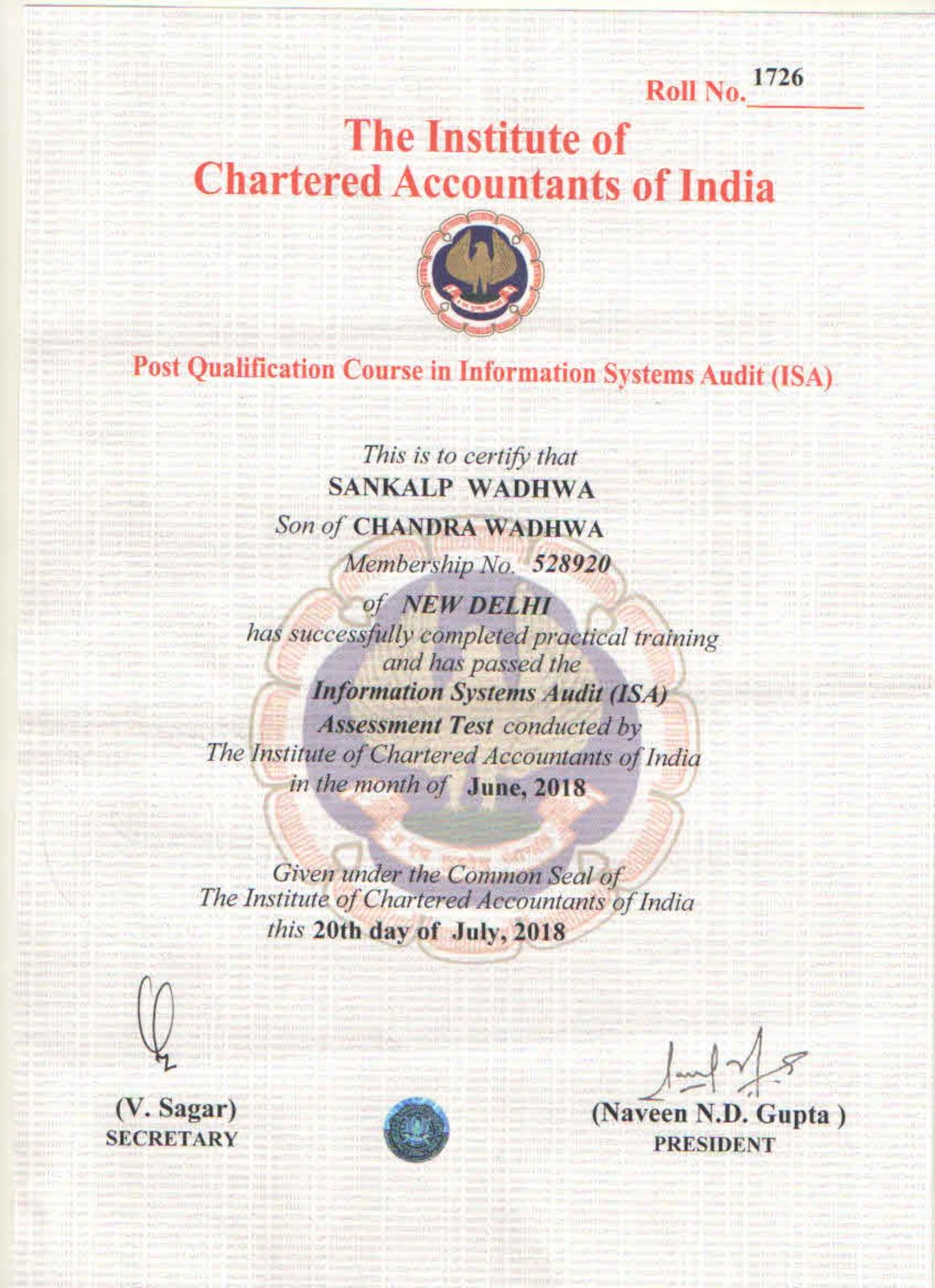 Chartered Accountant (CA)